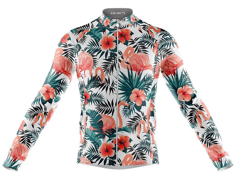 Feminino Novo Flamingo Imprimir Camisas Blusa De Mangas Compridas