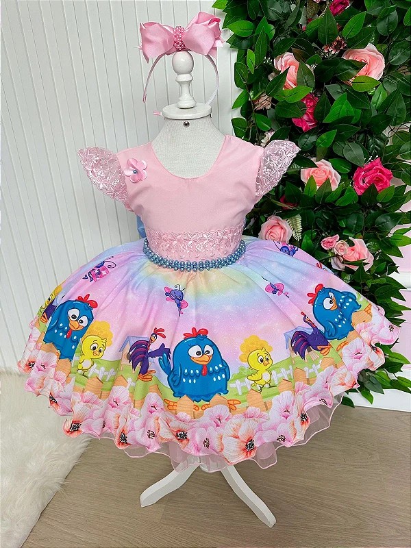 Vestido Princesa Sofia luxo aniversario temático com saiote tule