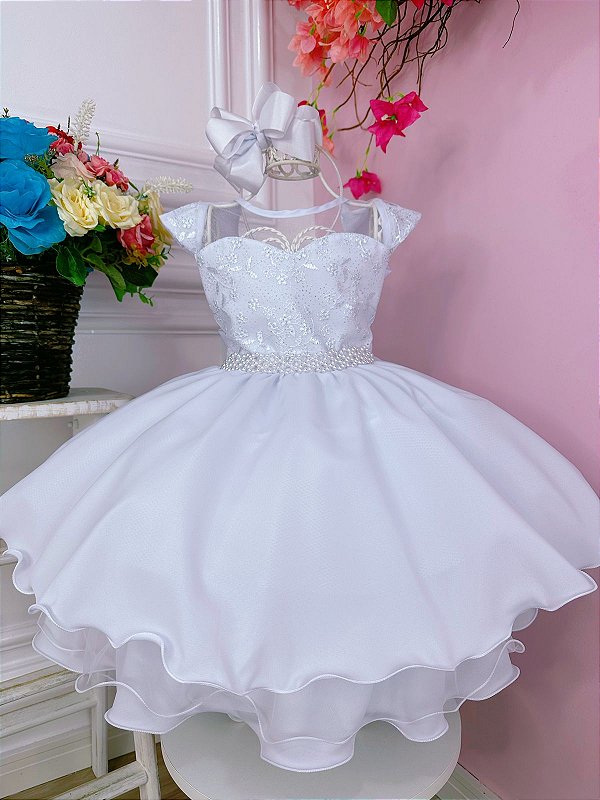 Vestido Infantil Princesa Cinderela Renda Azul Luxo - Fabuloso Ateliê