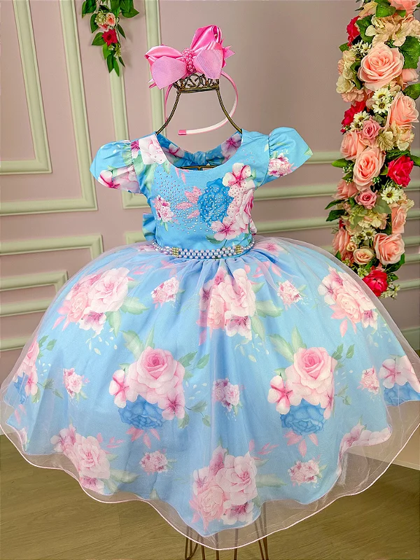 Vestido Infantil Juvenil Temático Cinderela - Fabuloso Ateliê