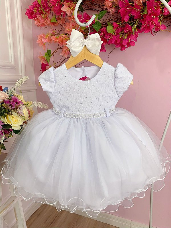 Vestido Princesa Temático Moana Baby Renda Luxo - Fabuloso Ateliê