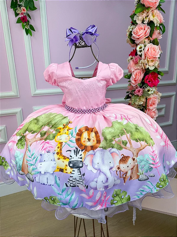 Vestido infantil safari sale