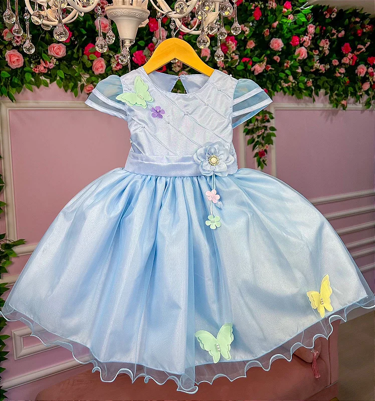 Vestido Infantil Sofia Rapunzel Lilás Aplique Flor Princesas - Fabuloso  Ateliê