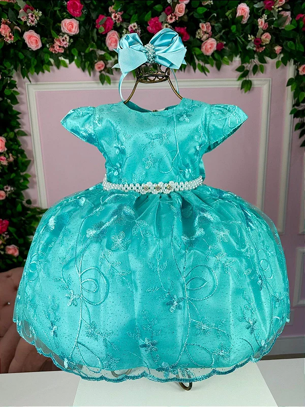 Vestido de Festa Infantil Princesa Realeza Vermelho Luxo - mariê