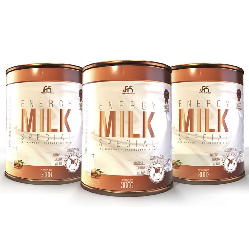 Energy Milk Special 300g - Combo 3 potes