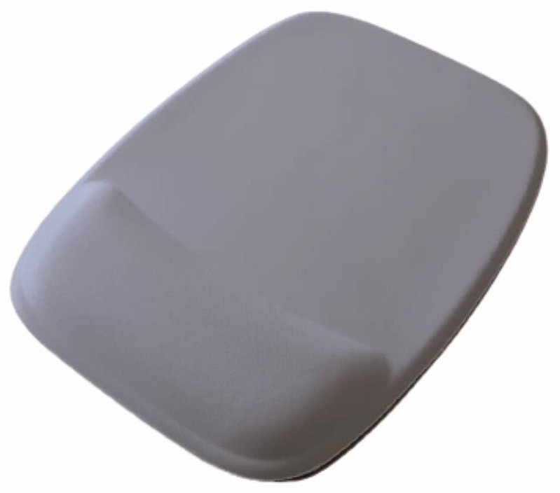 Mouse Pad Ergonômico Retangular Tecido Branco - Nicsen Mouse Pad