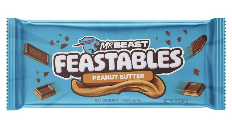 Feastables MrBeast Peanut Butter - Doce Delicias Chocolates Importados