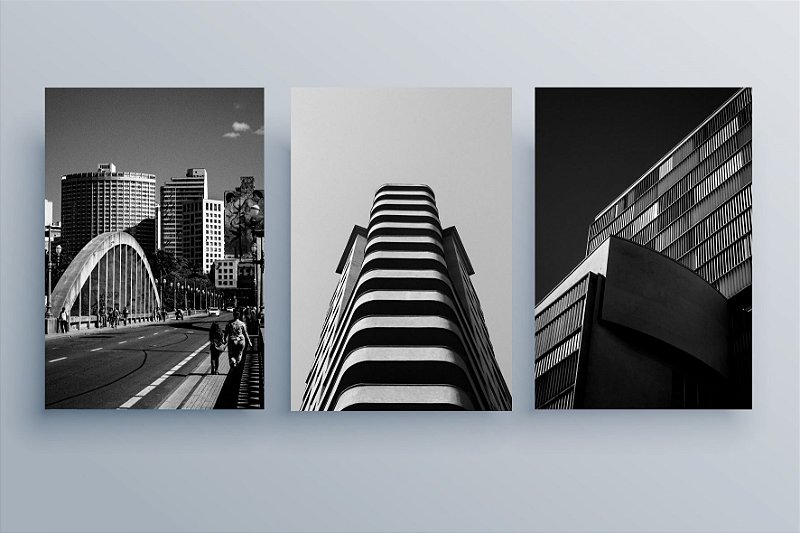 Kit placas "Civilização, Andares e Jogo de linhas"