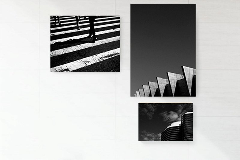 Kit placas "Linhas e curvas, Pilares e Figura Plana"