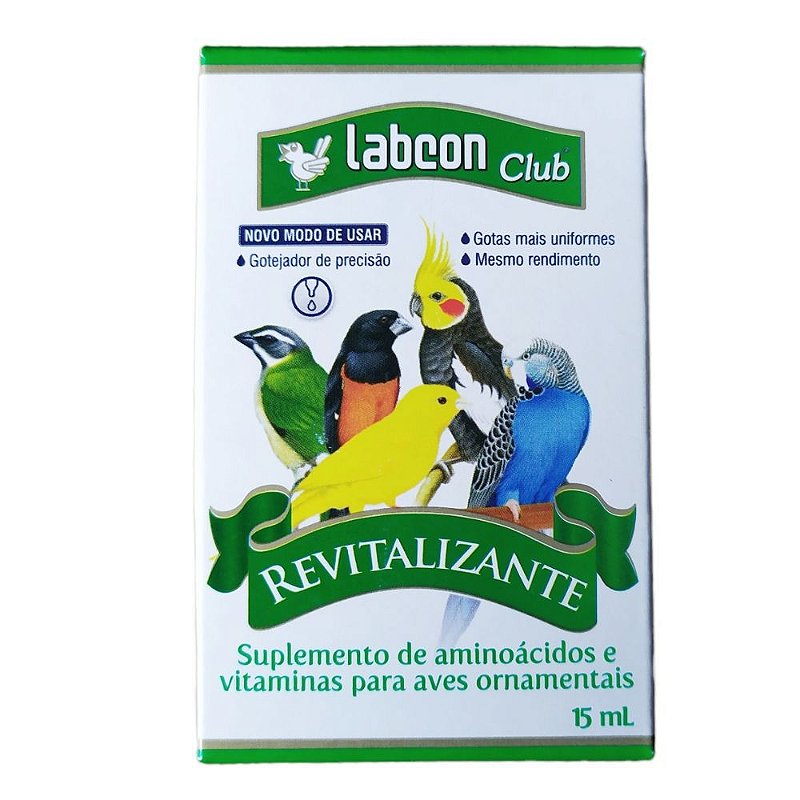 Suplemento Reprodução Para Aves Ornamentais Labcon Club 15ml - Solos Agropet