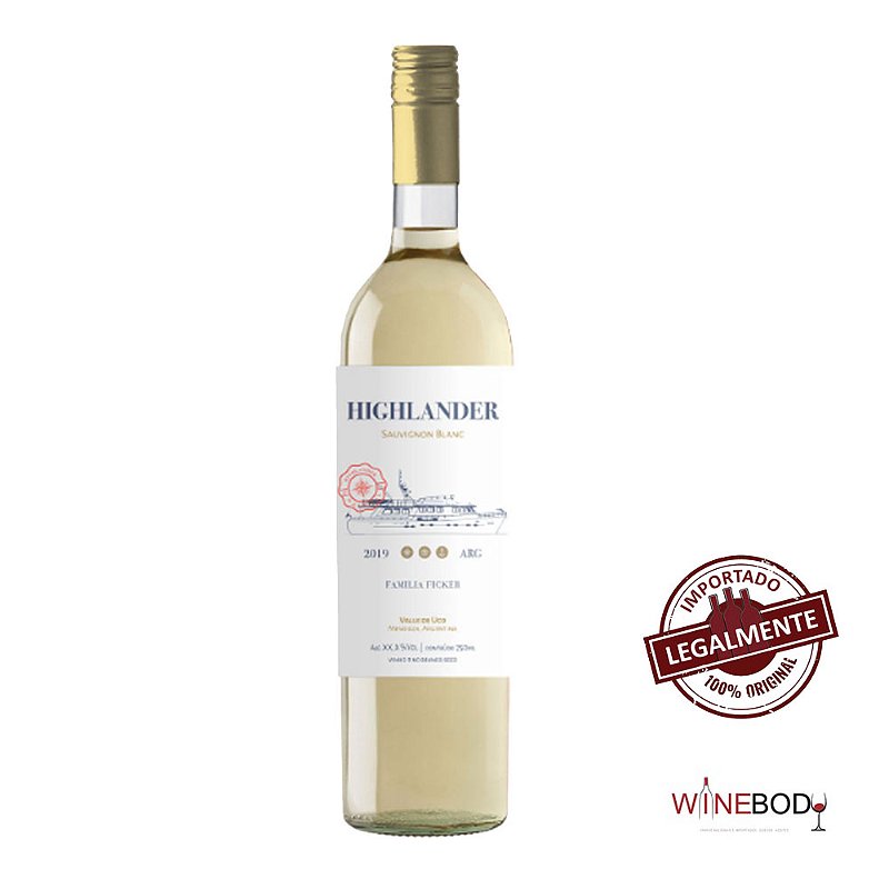 Highlander Sauvignon Blanc, Família Ficker, Mendoza, Argentina