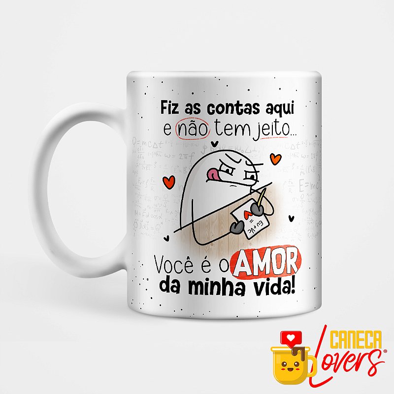 Caneca - Flork Namorados - Meu amor é gasolina - Caneca Lovers