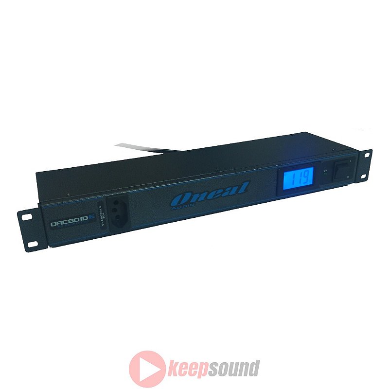 Filtro De Linha Rack OAC 801D-E - ONEAL - KEEPSOUND - Loja de Equipamentos  de Som e Instrumentos Musicais