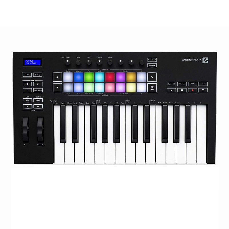 Controlador Midi com 25 Teclas USB LAUNCHKEY25 MK3 - NOVATION