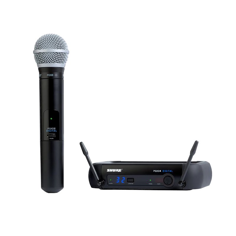 Sistema de Microfone Sem Fio SHURE PGXD24/PG58 - Tecnologia