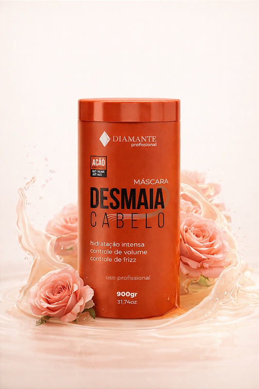 Máscara Desmaia Cabelo Profissional 900 g