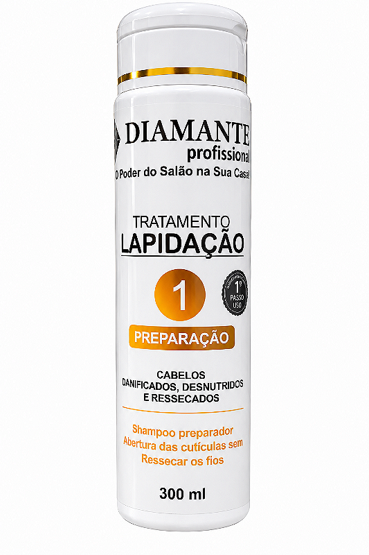 Shampoo Lapidação 300ml - Step 1