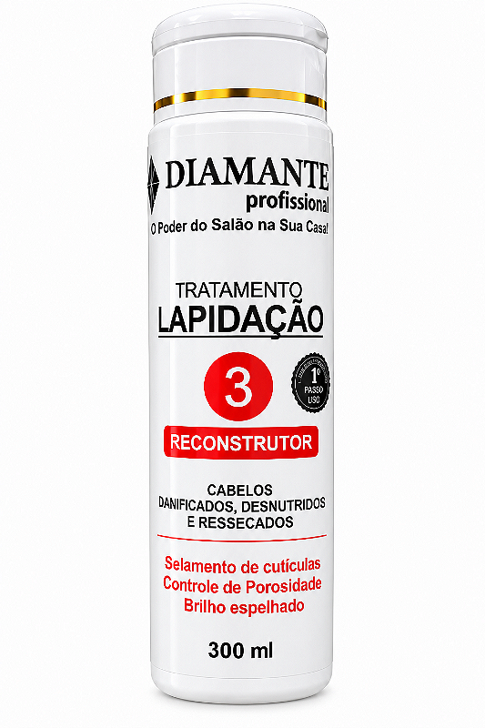 Reconstrutor Lapidação 300ml - Step 3 (passo 3)