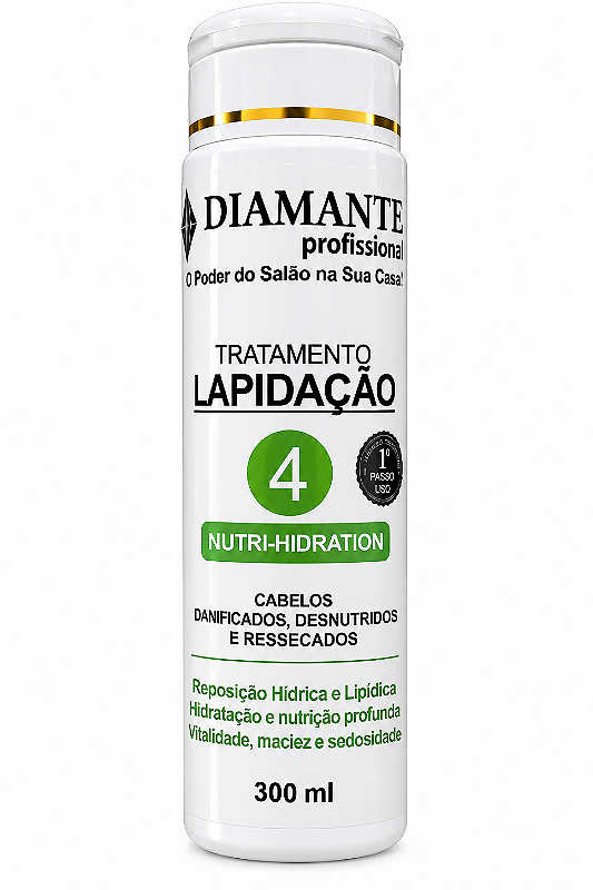 Hidratação Lapidação 300ml - Step 4 (passo 4)