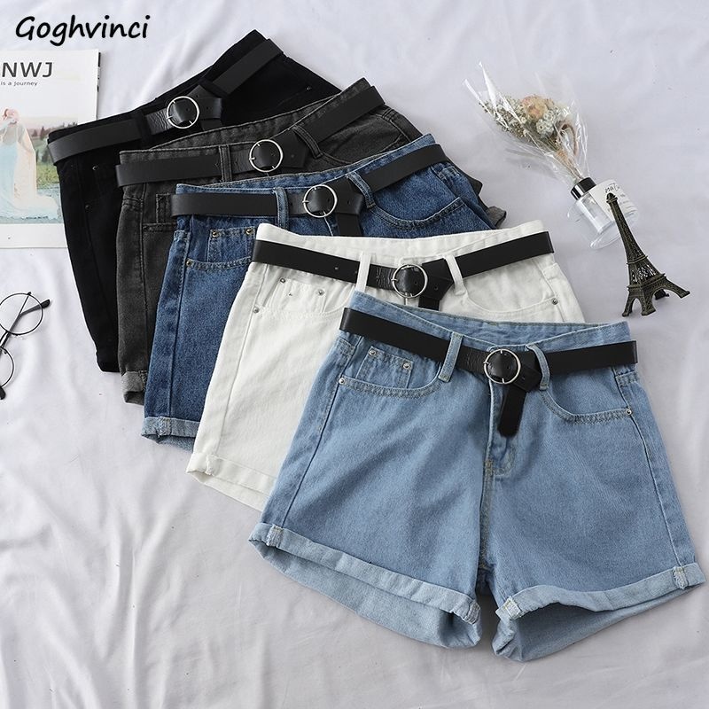 Short Jeans Cintura Alta com Cinto - Toda Diva
