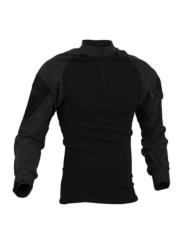 COMBAT SHIRT PRETA - FOX BOY - Lacustre Tactical