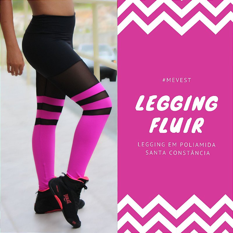 Calça Legging 3d Vekyo New Zig Poliamida Feminina Cinza - Compre Agora