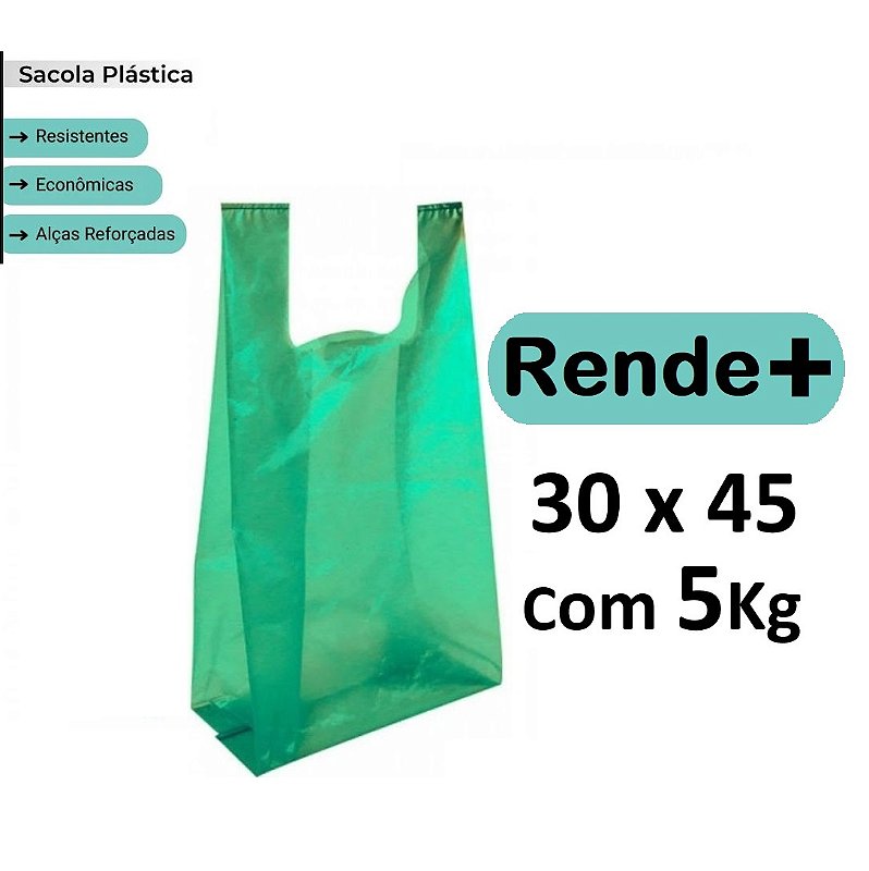 SACOLA (Rende Mais) 30x40 Multicor com 5KG