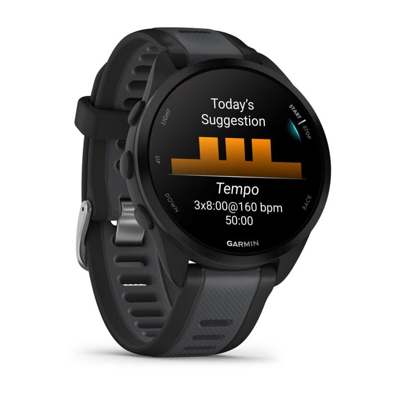 Garmin Relógio inteligente de corrida Forerunner 165 MUSIC TELA