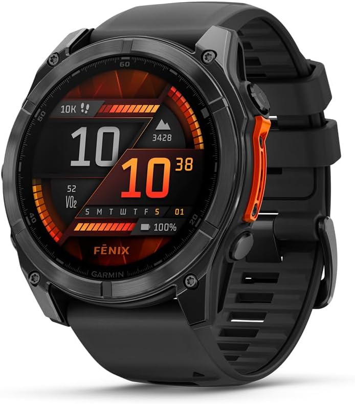 Garmin Fenix 8 Gps Amoled - 51mm Slate Gray/black Band - VBGPS