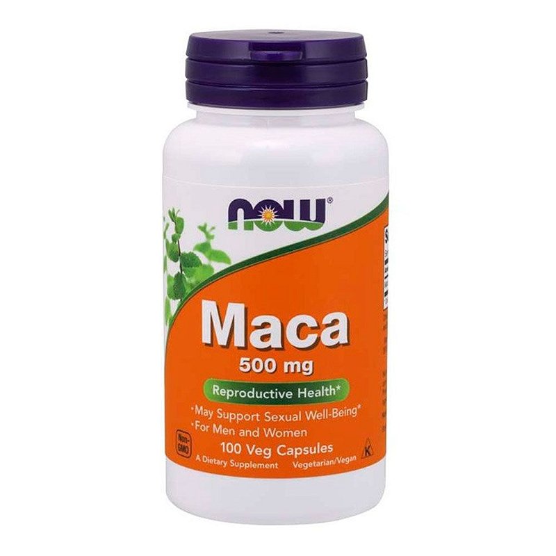 Maca Peruana -500mg - 100 cápsulas veganas - Now