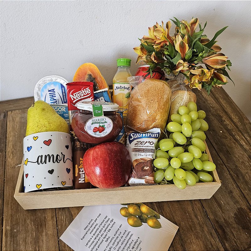 Bandeja Café da Manhã / Tarde Light / Fit Caixa e Festa