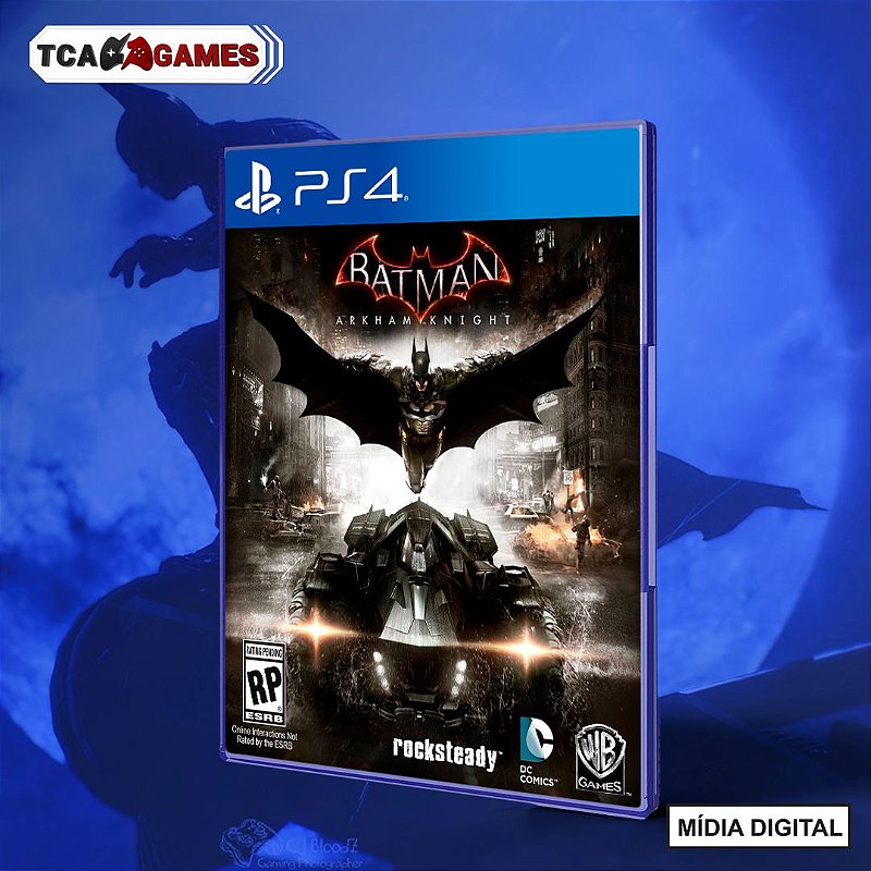 Batman Arkham Knight - PS4 Mídia Digital - Tca Games - Jogos Digitais para  seu PS4 e PS5
