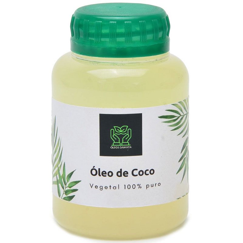Óleo de Coco 100%Puro 150 Gramas - Fitoterápicos Naturais para Psoríase