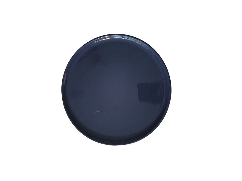 Prato sobremesa de cerâmica Vadim azul marinho