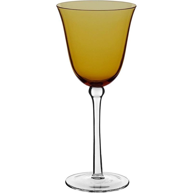 Conjunto de 6 taças de vinho Cibele âmbar