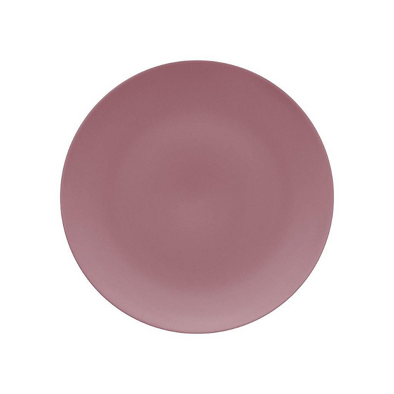 Prato sobremesa de cerâmica Color Home Blush