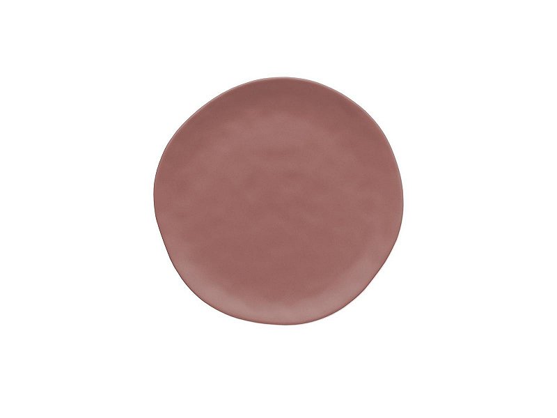 Prato sobremesa terracota linha Organic