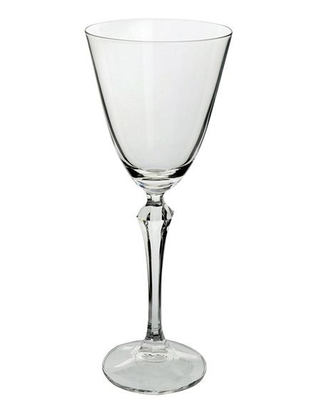 Conjunto de 6 taças de cristal transparente Elisabeth de 350ml