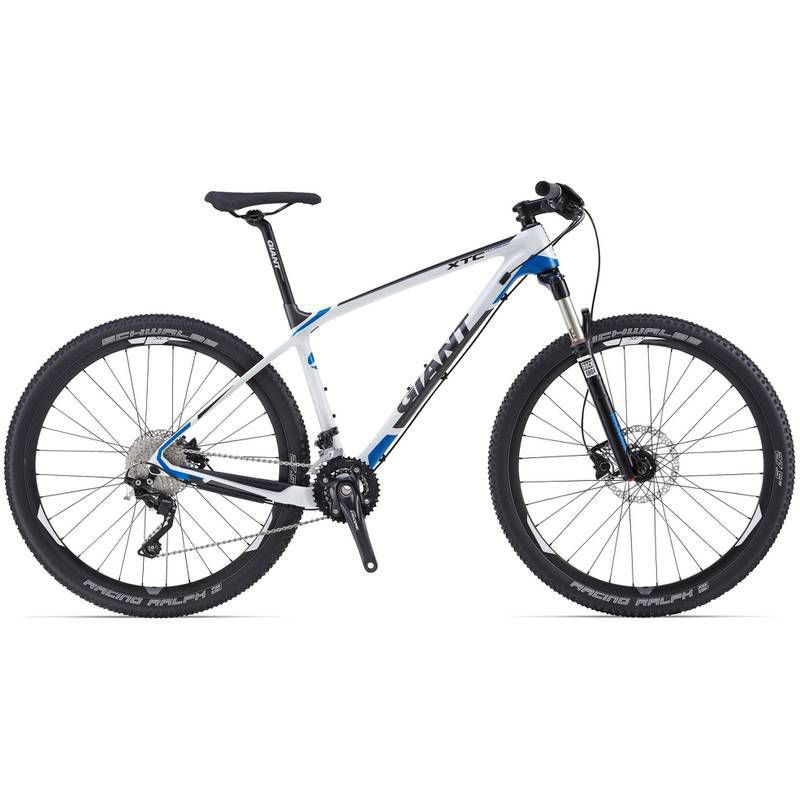 BICICLETA GIANT 27.5 XTC ADVANCED 4 BRANCO/AZUL T. 20/L - Ciclo