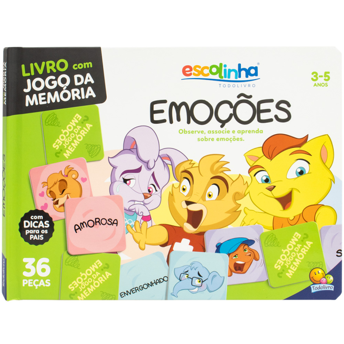 Jogo da Memória Animais 24 peças em MDF Brinquedo Educativo e Pedagógico  Jogo Memória para crianças Memória Bichos Jogo - GDkids Brinquedos  Educativos e Pedagógicos