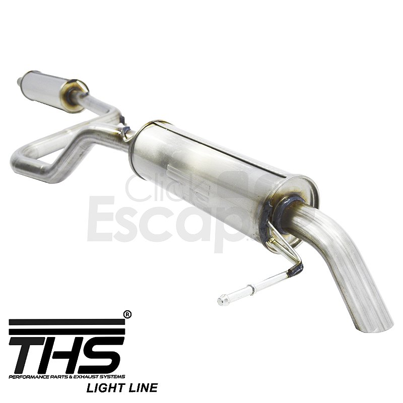 KIT ESCAPAMENTO ESPORTIVO THS CAT BACK EM INOX T-CROSS TSI - THS PARTS