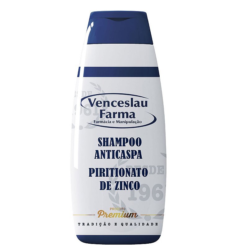 Shampoo Anticaspa Piritionato de Zinco Venceslau Farma