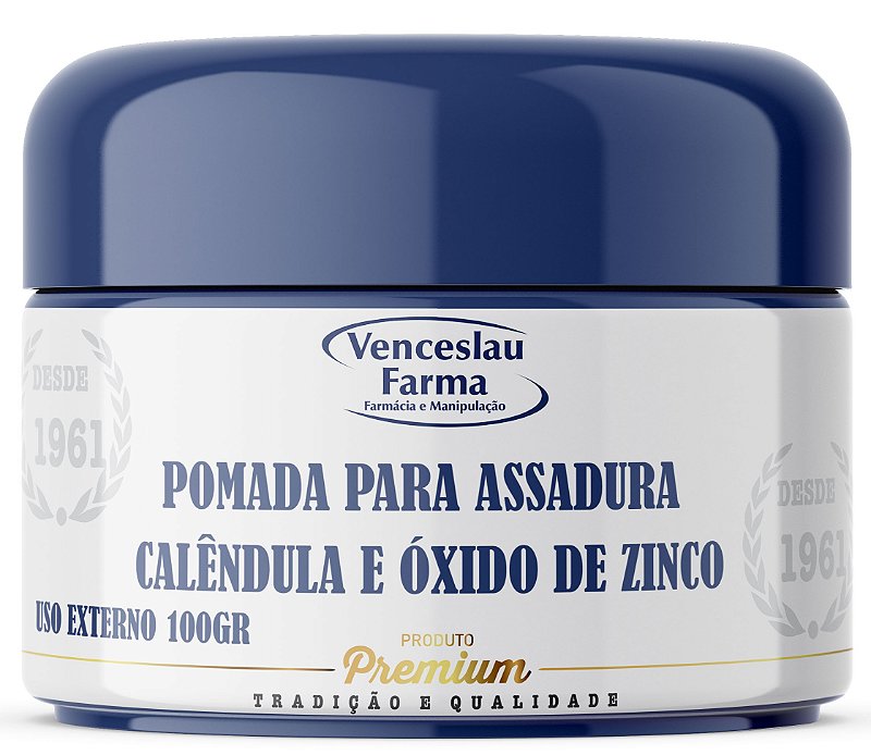 Pomada para Assadura Calêndula e Oxido de Zinco - Venceslau Farma