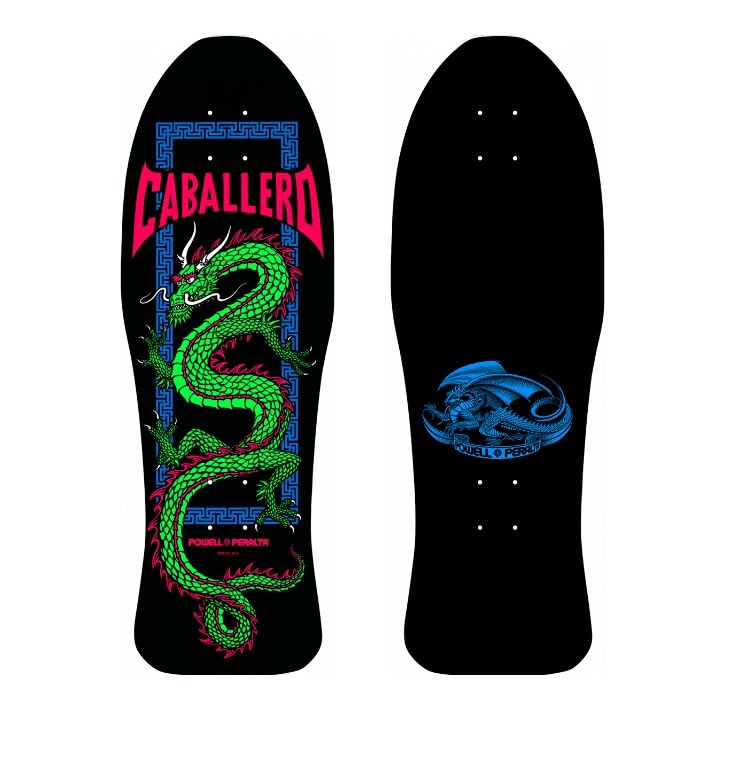 スケートボード Powell Peralta Dragons 55mm 99A SHAPE POWELL PERALTA STEVE CABALLERO CHINESE DRAGON BLACKLIGHT