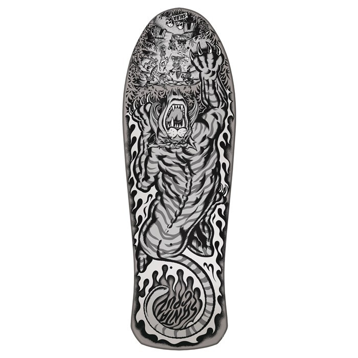 SHAPE SANTA CRUZ VX SALBA TIGER CINZA REISSUE - Rattrap Skate Old