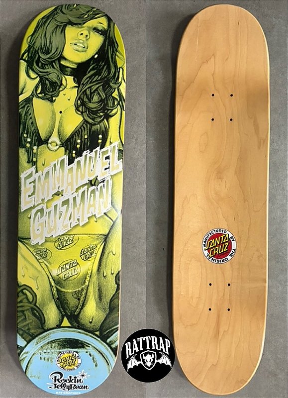 SHAPE SANTA CRUZ ROCKIN EMMANUEL GUZMAN JELLYBEAN MAPLE 8.2