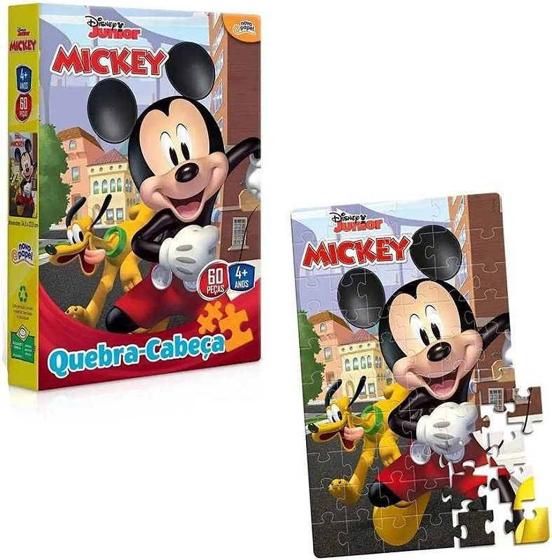 Jogo Infantil Quebra Cabeça de Chão Mickey Mouse Toyster - Loja