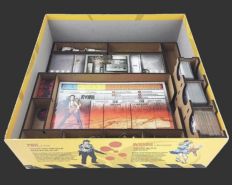 Organizador (SOFT INSERT PARANÁ) para Zombicide - Bucaneiros Jogos