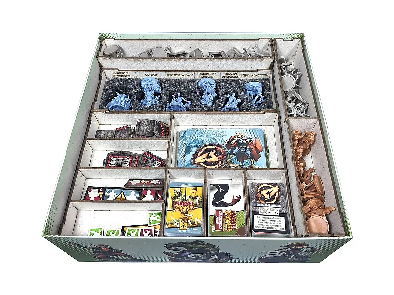 トライアルセット・サンプル SPECIAL ZOMBIE PACK SET Organizador (SOFT INSERT PARANÁ) para Zombicide: Marvel Zombies