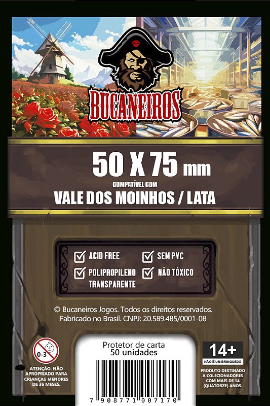 Sleeve Customizado para Vale dos Moinhos / Lata (50 x 75